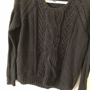 GAP Black Cableknit sweater